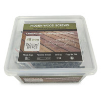 Саморезы Hidden Wood Screws C4 48 мм, 350шт.