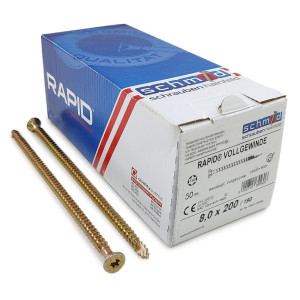 Шурупы Schmid Rapid FT SK Half-tip 8.0x200/190 TX40