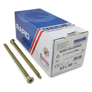 Шурупы Schmid Rapid FT SK Half-tip 8.0x180/170 TX40