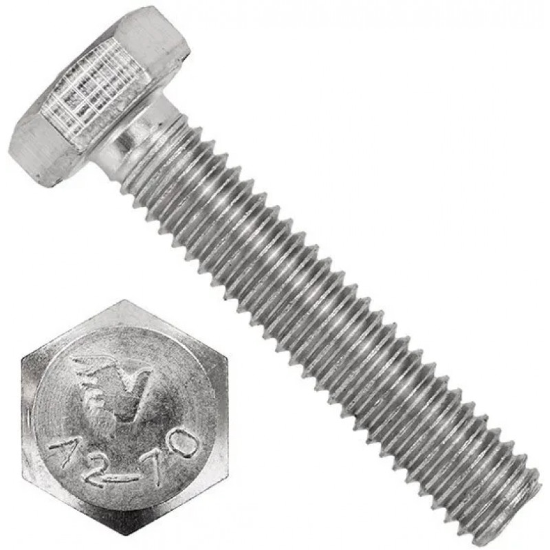 Болт полн. резьба М 10*20 DIN 933, нерж.ст. А2