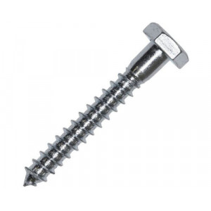 Шуруп 10x200 шестигран., цинк Глухарь DIN571