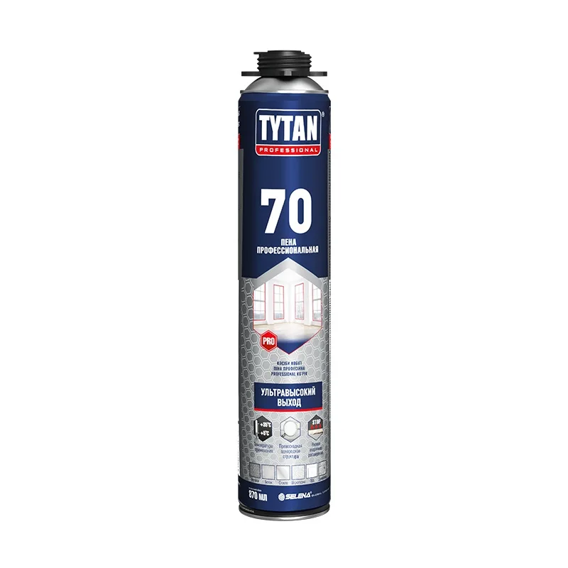Пена профессиональная TYTAN 70, 870 мл